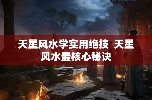 天星风水学实用绝技  天星风水最核心秘诀