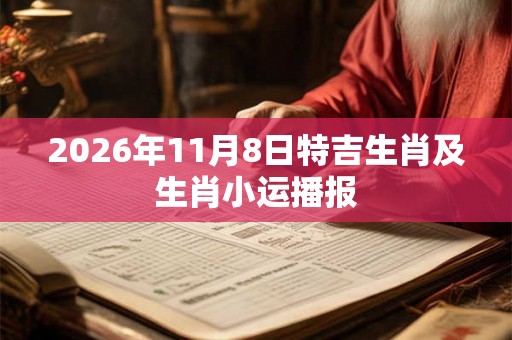 2026年11月8日特吉生肖及生肖小运播报 2026年11月8日特吉生肖及生肖小运播报