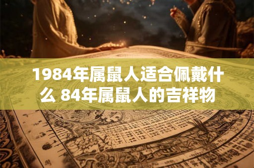 1984年属鼠人适合佩戴什么 84年属鼠人的吉祥物