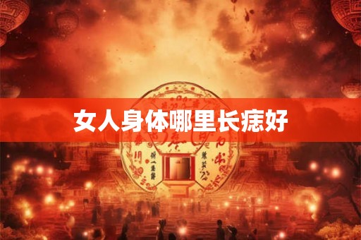 女人身体哪里长痣好