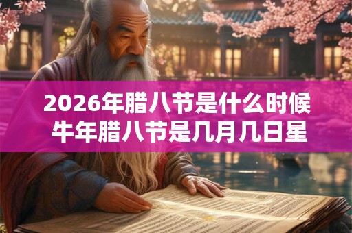 2026年腊八节是什么时候 牛年腊八节是几月几日星期几