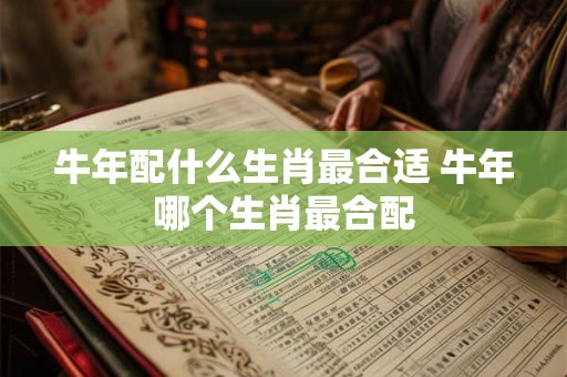 牛年配什么生肖最合适 牛年哪个生肖最合配
