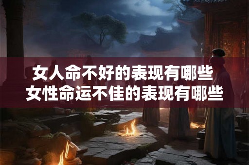 女人命不好的表现有哪些 女性命运不佳的表现有哪些 女人命不好的表现有哪些 女性命运不佳的表现有哪些