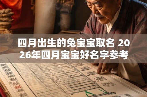 四月出生的兔宝宝取名 2026年四月宝宝好名字参考