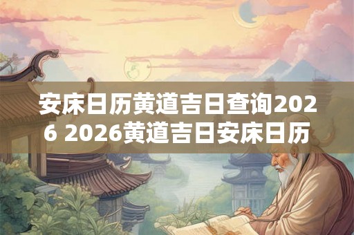 安床日历黄道吉日查询2026 2026黄道吉日安床日历查询 安床日历黄道吉日查询2026 2026黄道吉日安床日历查询