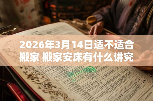 2026年3月14日适不适合搬家 搬家安床有什么讲究