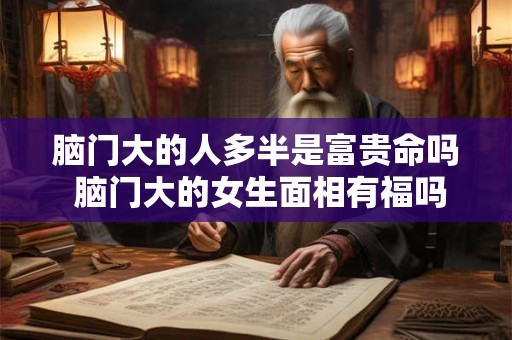 脑门大的人多半是富贵命吗 脑门大的女生面相有福吗
