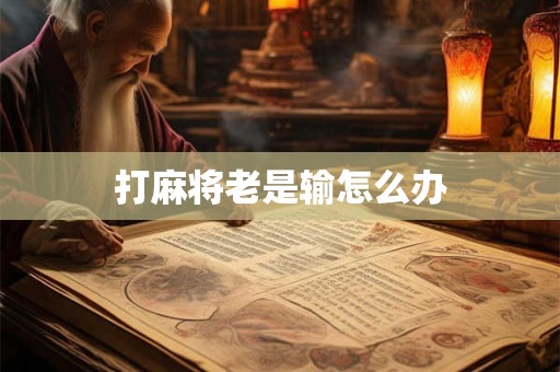 打麻将老是输怎么办 打麻将老是输怎么办