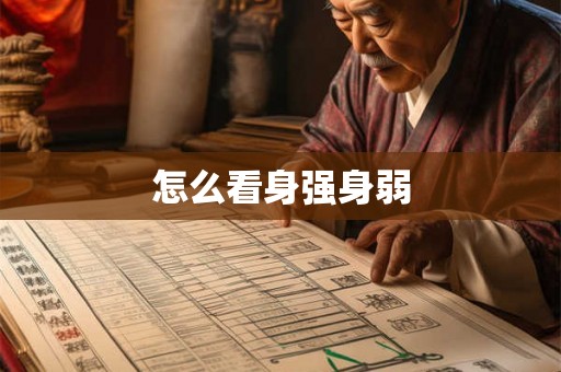 怎么看身强身弱