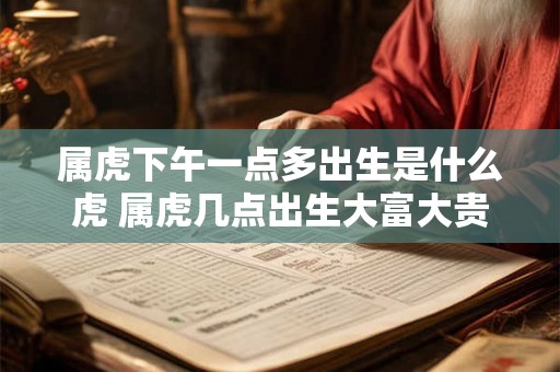 属虎下午一点多出生是什么虎 属虎几点出生大富大贵