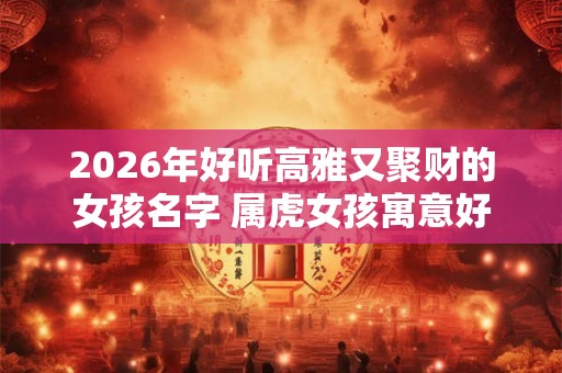 2026年好听高雅又聚财的女孩名字 属虎女孩寓意好的名字大全