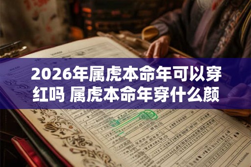 2026年属虎本命年可以穿红吗 属虎本命年穿什么颜色好