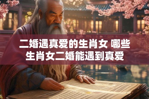 二婚遇真爱的生肖女 哪些生肖女二婚能遇到真爱 二婚遇真爱的生肖女 哪些生肖女二婚能遇到真爱