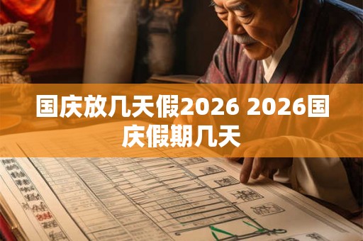 国庆放几天假2026 2026国庆假期几天