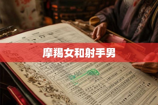 摩羯女和射手男