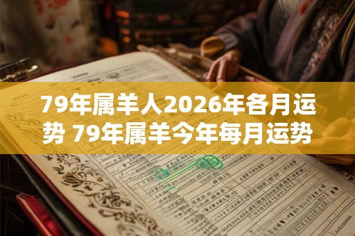 79年属羊人2026年各月运势 79年属羊今年每月运势如何