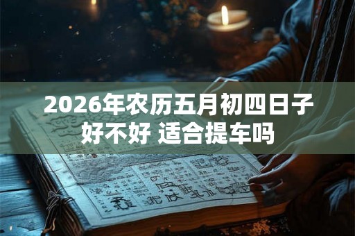 2026年农历五月初四日子好不好 适合提车吗