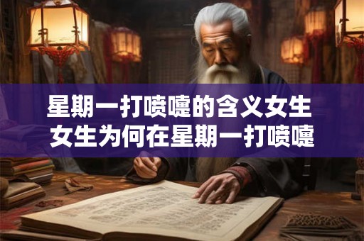 星期一打喷嚏的含义女生 女生为何在星期一打喷嚏 星期一打喷嚏的含义女生 女生为何在星期一打喷嚏