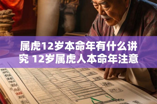 属虎12岁本命年有什么讲究 12岁属虎人本命年注意事项
