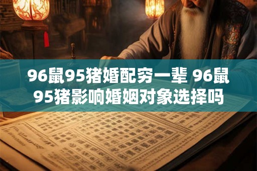96鼠95猪婚配穷一辈 96鼠95猪影响婚姻对象选择吗 96鼠95猪婚配穷一辈 96鼠95猪影响婚姻对象选择吗