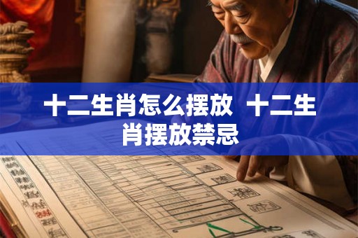 十二生肖怎么摆放  十二生肖摆放禁忌