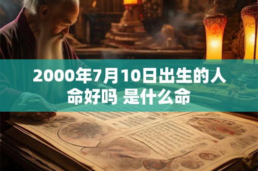 2000年7月10日出生的人命好吗 是什么命