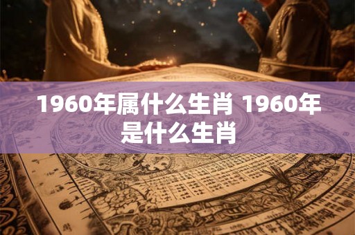 1960年属什么生肖 1960年是什么生肖