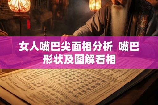 女人嘴巴尖面相分析 嘴巴形状及图解看相 女人嘴巴尖面相分析 嘴巴形状及图解看相