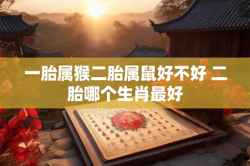 一胎属猴二胎属鼠好不好 二胎哪个生肖最好