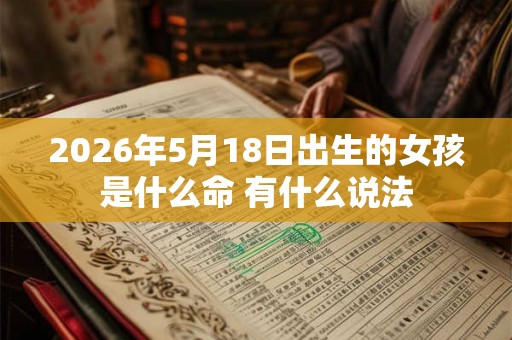 2026年5月18日出生的女孩是什么命 有什么说法