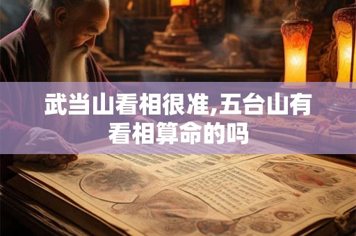 武当山看相很准,五台山有看相算命的吗