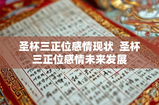 圣杯三正位感情现状  圣杯三正位感情未来发展