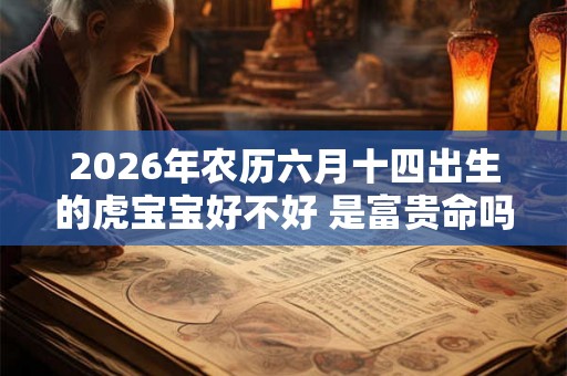 2026年农历六月十四出生的虎宝宝好不好 是富贵命吗