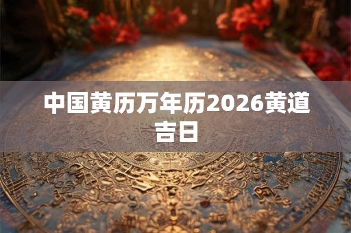 中国黄历万年历2026黄道吉日