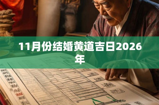 11月份结婚黄道吉日2026年