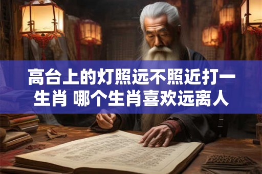 高台上的灯照远不照近打一生肖 哪个生肖喜欢远离人群 高台上的灯照远不照近打一生肖 哪个生肖喜欢远离人群
