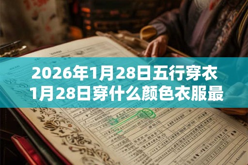 2026年1月28日五行穿衣 1月28日穿什么颜色衣服最旺运