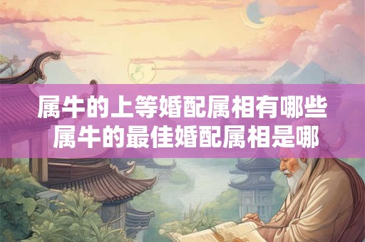 属牛的上等婚配属相有哪些 属牛的最佳婚配属相是哪些