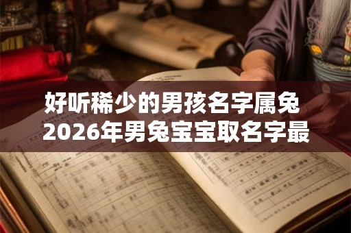 好听稀少的男孩名字属兔 2026年男兔宝宝取名字最佳字