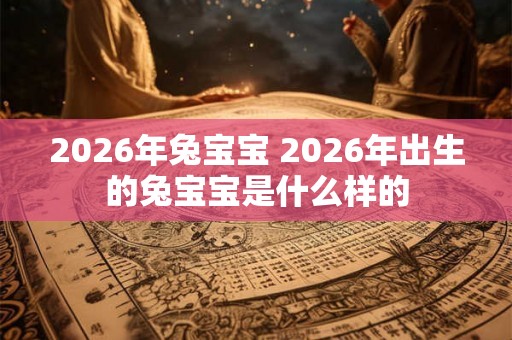 2026年兔宝宝 2026年出生的兔宝宝是什么样的