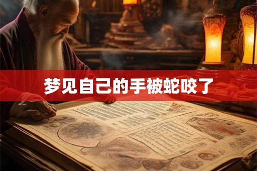 梦见自己的手被蛇咬了 梦见自己的手被蛇咬了