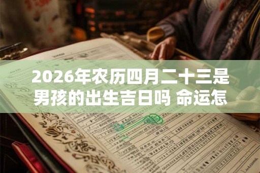 2026年农历四月二十三是男孩的出生吉日吗 命运怎么样