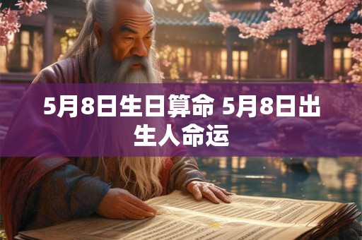 5月8日生日算命 5月8日出生人命运 5月8日生日算命 5月8日出生人命运