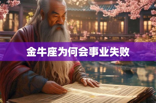 金牛座为何会事业失败