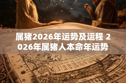 属猪2026年运势及运程 2026年属猪人本命年运势 属猪2026年运势及运程 2026年属猪人本命年运势
