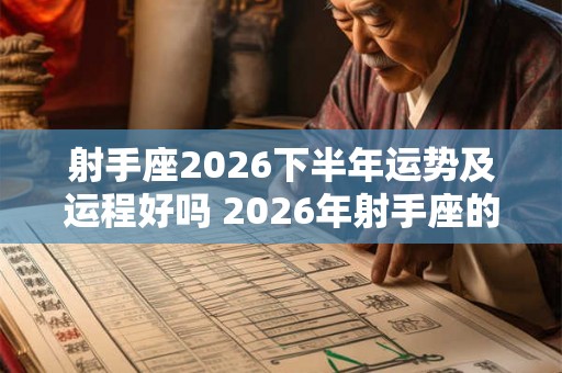 射手座2026下半年运势及运程好吗 2026年射手座的整体运势怎么样
