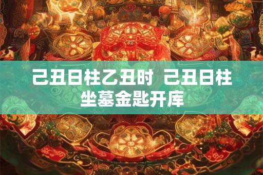 己丑日柱乙丑时 己丑日柱坐墓金匙开库 己丑日柱乙丑时 己丑日柱坐墓金匙开库
