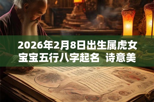 2026年2月8日出生属虎女宝宝五行八字起名  诗意美好的名字赏析
