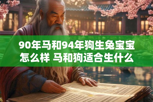 90年马和94年狗生兔宝宝怎么样 马和狗适合生什么属相的宝宝