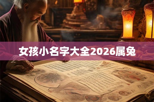 女孩小名字大全2026属兔 女孩小名字大全2026属兔